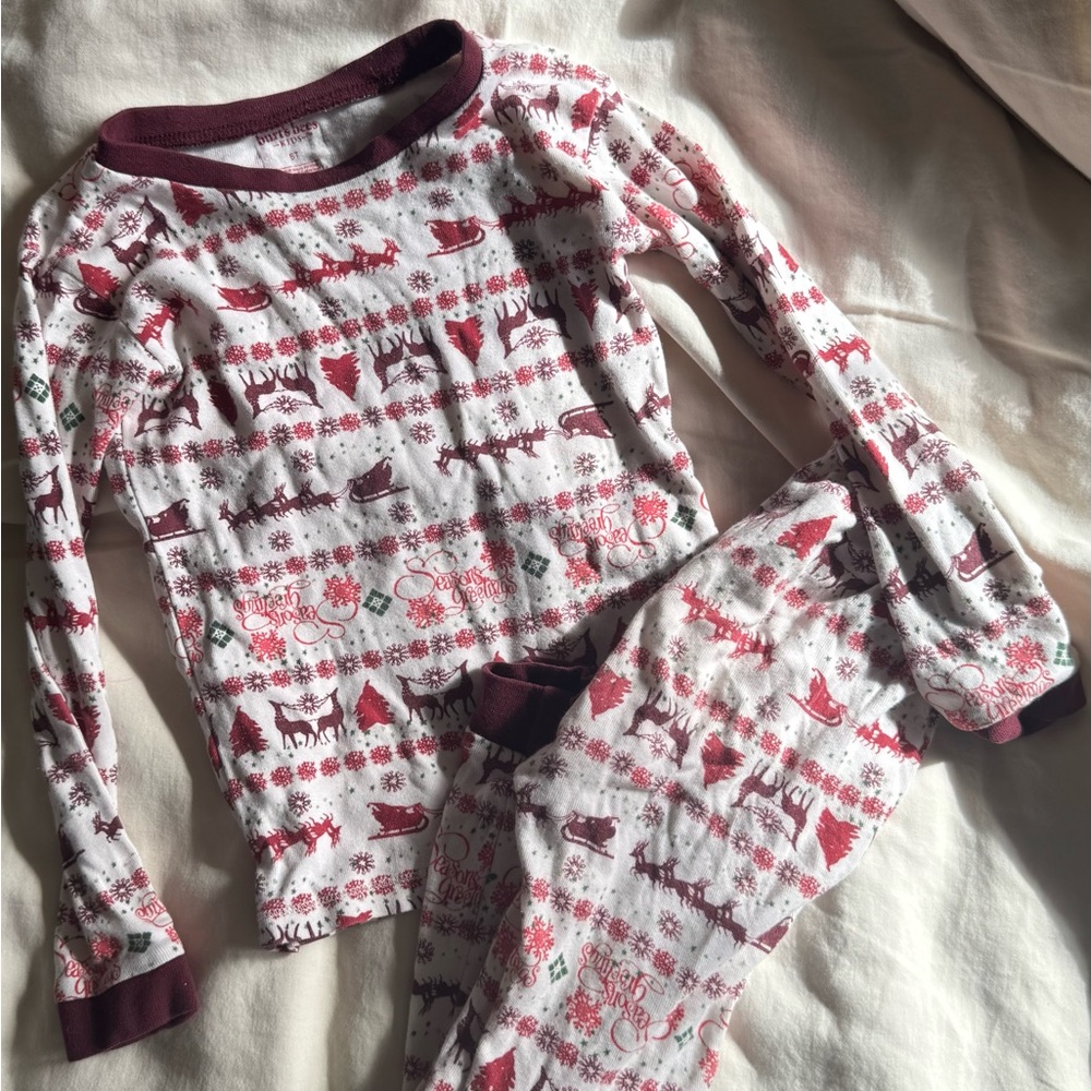 Burts Bee Cozy Kids Holiday Pajamas